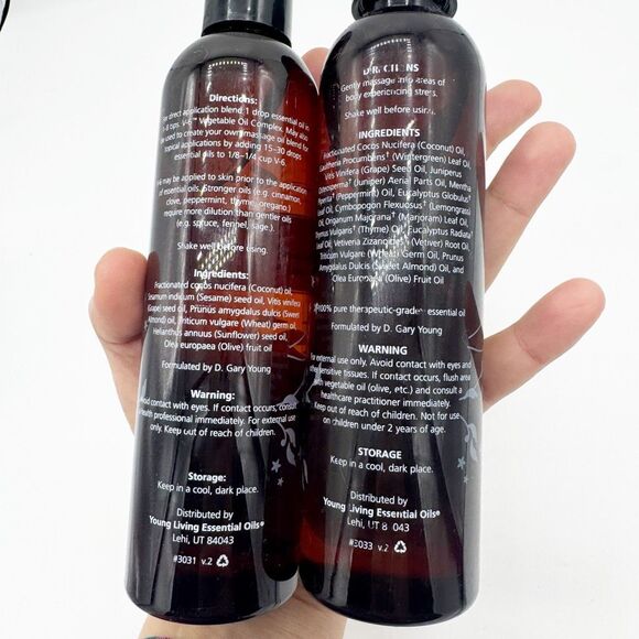 Young Living Ortho Ease Massage Oil V-6 Enhanced Vegetable Oil Complex - Picture 3 of 5